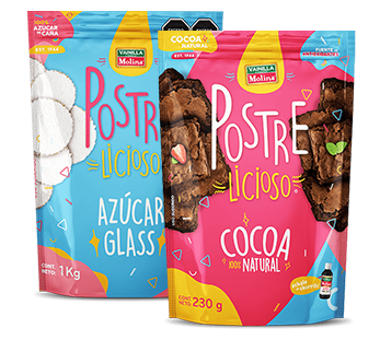Azúcar glass y Cocoa